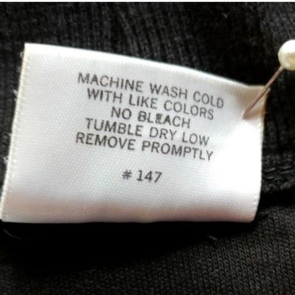 Vintage 80s Collegiate Knit Jacket Black White M - Picture 7 of 7